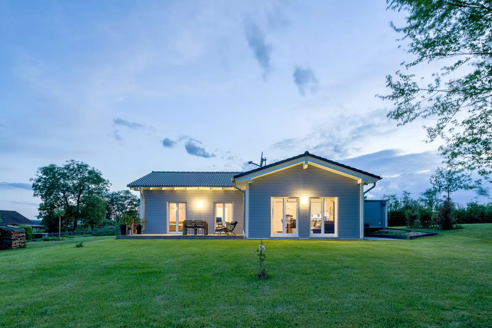 Winkelbungalow, Ansicht 1